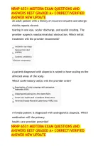 NRNP 6531 MIDTERM EXAM QUESTIONS AND &NewLine;ANSWERS BEST GRADED A&plus; CORRECT&sol;VERIFIED &NewLine;ANSWER NEW UPDATE
