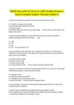 CPAER Exam with all Correct & 100&percnt; Verified Answers &vert;Actual Complete Update &vert;Already Graded A&plus;