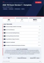 ASA 114 Exam Version 1 Complete Official Exam 2026&sol;2027 &ndash; Questions and Answers &vert; 100&percnt; Verified &vert; Detailed Rationales &vert; Complete Verified Answers &ndash; Pass Guaranteed &ndash; A&plus; Graded