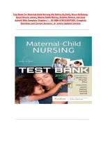 Test Bank For Maternal-Child Nursing 6th Edition By Emily Slone McKinney&comma;  Susan Rowen James&comma; Sharon Smith Murray&comma; Kristine Nelson&comma; and Jean  Ashwill With Complete Chapters 1 &ndash; 55 ISBN 9780323697880 &vert; Complete  Questions and Correct Answers &vert; A&plus; Latest Up