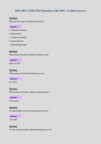 RTE 1401 &vert; UPDATED Questions with 100&percnt; Verified Answers&NewLine;