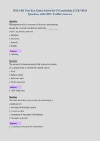 RTE 1401 Post Test Keiser University-Ft Lauderdale &vert; UPDATED&NewLine;Questions with 100&percnt; Verified Answers