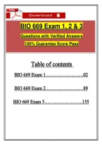 BIO 669 Exam 1&comma; 2 & 3 &lpar;Latest 2026&sol;2027&rpar; Actual Questions & Answers with Rationales A&plus; Graded &vert; Updated PDF