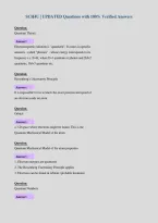 SCH4U &vert; UPDATED Questions with 100&percnt; Verified Answers&NewLine;
