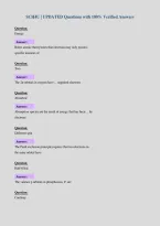 SCH4U &vert; UPDATED Questions with 100&percnt; Verified Answers&NewLine;