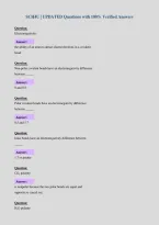 SCH4U &vert; UPDATED Questions with 100&percnt; Verified Answers&NewLine;