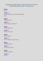 Saunders NCLEX-RN Chapter 11 Western Governors University &vert;&NewLine;UPDATED Questions with 100&percnt; Verified Answers