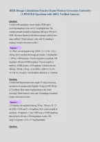 D 236 HESI Dosage Calculations Practice Exam Western Governors University &vert; UPDATED Questions with 100&percnt; Verified Answers