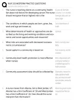 NUR 333 MIDTERM PRACTICE QUESTIONS 2026&sol;2027 &vert; NURSING STUDY GUIDE&comma; EXAM REVIEW & TEST PREP
