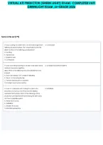 Virtual ATI Predictor &lpar;Greenlight&rpar; Exam &vert; Nursing Practice Questions and Answers