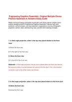 Engineering Graphics Essentials &vert; Original Multiple-Choice Practice Questions & Answers Study Guide