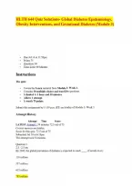 HLTH 644 Quiz Solutions- Global Diabetes Epidemiology&comma; Obesity Interventions&comma; and Gestational Diabetes &lpar;Module 3&rpar;