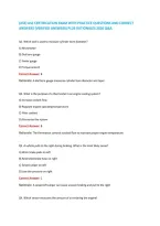 ASE Certification Review&colon; Verified Answers & Practice Questions for Auto Technicians