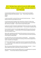 CPL TC Written Exam with all Correct & 100&percnt; Verified Answers &vert;Actual Complete Update &vert;Already Graded A&plus; &lpar;Just Released&rpar;