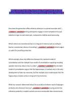 WGU D570 Cognitive Psychology Exam Latest 2026&sol;2027 &NewLine;Questions and Correct Detailed Answers Already Graded A&plus; 