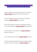 CST - NBSTSA Exam Newest 2026&sol;2027 Questions and &NewLine;Correct Detailed Answers Already Graded A&plus; 