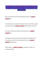 NAB NHA EXAM LATEST 2026&sol;2027 QUESTIONS &NewLine;and CORRECT DETAILED ANSWERS ALREADY &NewLine;GRADED A&plus; 