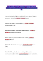 CLTM EXAM LATEST 2026&sol;2027 QUESTIONS and &NewLine;CORRECT DETAILED ANSWERS ALREADY GRADED CLTM EXAM LATEST 2026&sol;2027 QUESTIONS and &NewLine;CORRECT DETAILED ANSWERS ALREADY GRADED 