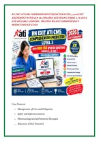 NGN ATI COMPREHENSIVE EXIT RETAKE EXAM TEST BANK&colon; THE COMPLETE 4 VOLUME NCLEX-RN MASTERY COLLECTION FEATURING NGN-STYLE QUESTIONS WITH EXPERT-VERIFIED ANSWERS