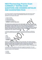 HESI Pharmacology Mastery&colon; High-Yield Practice Questions & Detailed Rationales Test Bank