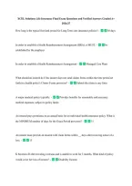 XCEL Solutions Life Insurance Final Exam Questions and Verified Answers Graded A&plus; &NewLine;2026&sol;27 
