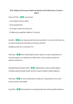XCEL Solutions Life Insurance Final Exam Questions and Verified Answers Graded A&plus; &NewLine;2026&sol;27