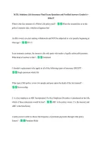 XCEL Solutions Life Insurance Final Exam Questions and Verified Answers Graded A&plus; &NewLine;2026&sol;27 