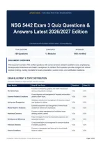 NSG 5442 Exam 3 Quiz Questions & Answers Latest 2026&sol;2027 Edition