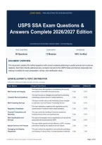 USPS SSA Exam Questions & Answers Complete 2026&sol;2027 Edition