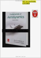 Fundamentals of Aerodynamics 7th Edition by John D&period; Anderson &ndash; Solution Manual