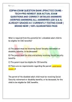 Score A&plus; on the EDPNA Federal Exam&colon; 220 Real Exam Questions and Expert-Graded Sequential Evaluation Keys&NewLine;