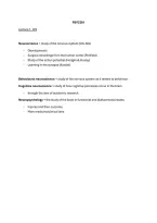 UBC PSYC301 &lpar;brain and behavior&rpar; class notes for midterm 1