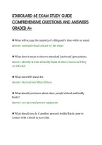 STARGUARD 6E EXAM STUDY GUIDE&NewLine;COMPREHENSIVE QUESTIONS AND ANSWERS&NewLine;GRADED A&plus;