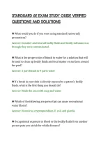 STARGUARD 6E EXAM STUDY GUIDE VERIFIED&NewLine;QUESTIONS AND SOLUTION