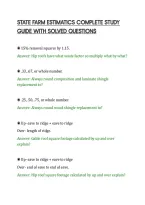 STATE FARM ESTIMATICS COMPLETE STUDY&NewLine;GUIDE WITH SOLVED QUESTIONS