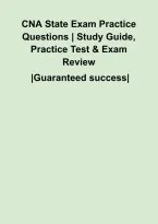 CNA State Exam Practice Questions &vert; Study Guide&comma; Practice Test & Exam Review&NewLine;&NewLine;