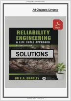 Reliability Engineering 2nd Edition by Bradley &ndash; Solution Manual