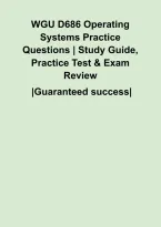 WGU D686 Operating Systems Practice Questions &vert; Study Guide&comma; Practice Test & Exam Review&NewLine;&NewLine;