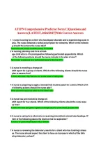 ATI PN Comprehensive Predictor Form C Exam 2026-2027 Q&A Study Guide&NewLine;&NewLine;