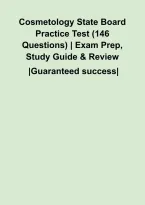 Cosmetology State Board Practice Test &lpar;146 Questions&rpar; &vert; Exam Prep&comma; Study Guide & Review