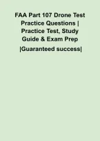 FAA Part 107 Drone Test Practice Questions &vert; Practice Test&comma; Study Guide & Exam Prep