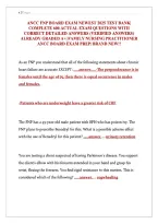 ANCC FNP Board Exam &lpar;2025&rpar; &vert; Family Nurse Practitioner Test Bank with Questions and Answers