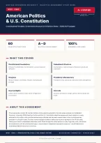 WGU C963 American Politics & U&period;S&period; Constitution Constitutional Principles OA Revision 2026&sol;2027 &ndash; Questions and Answers &vert; 100&percnt; Verified &vert; Detailed Rationales &ndash; Pass Guaranteed &ndash; A&plus; Graded