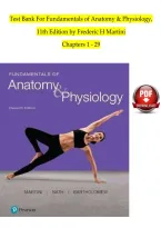 Test Bank for Fundamentals of Anatomy & Physiology&comma; 11th Edition by Frederic H&period; Martini&comma; Judi L&period; Nath & Edwin F&period; Bartholomew &vert; Chapters 1-29 Complete &vert; Verified Questions & Answers &vert; Latest 2026 Update