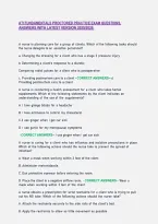 ATI Fundamentals Proctored Exam &lpar;2025&rpar; &vert; Nursing Practice Questions and Answers