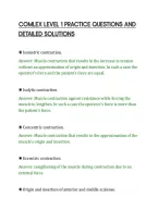COMLEX LEVEL 1 PRACTICE QUESTIONS AND&NewLine;DETAILED SOLUTIONS