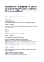 Essentials of Fire Fighting 7th Edition &NewLine;Chapter 3 Building Construction Final &NewLine;Exam