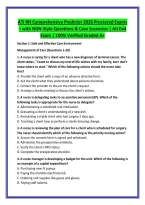 ATI RN Comprehensive Predictor 2026 Proctored Exams &ndash; with NGN-Style Questions & Case Scenarios &vert; Ati Exit &NewLine;Exam &vert; 100&percnt; Verified Graded A&plus;