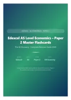 Edexcel AS Economics Paper 2 &lpar;The UK Economy&rpar; &ndash; 170&plus; Verified Q&A Flashcards &vert; 2026 Exam Prep