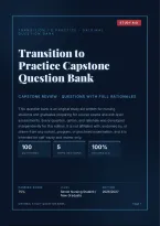 Transition to Practice Capstone Question Bank 2026&sol;2027 &ndash; Questions and Answers &vert; Detailed Rationales &vert; Complete Verified Answers &ndash; Pass Guaranteed &ndash; A&plus; Graded